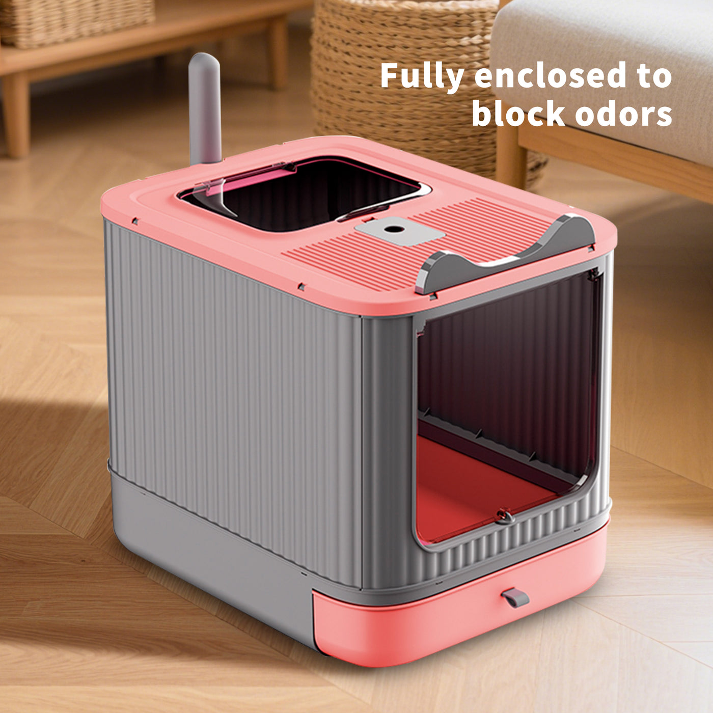 Foldable Drawer Cat Litter Box