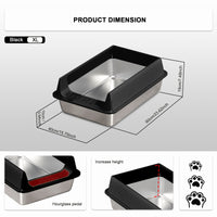 Stainless Steel Cat Litter Box