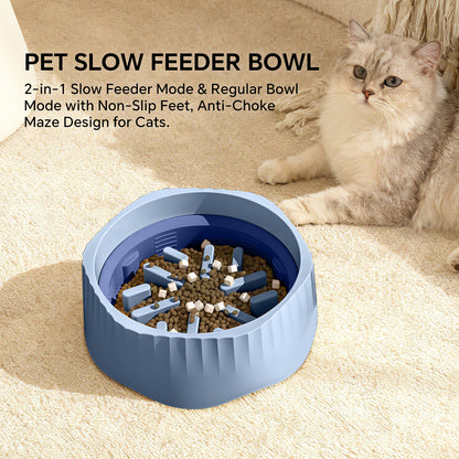 2-in-1 Slow Feeder Bowl