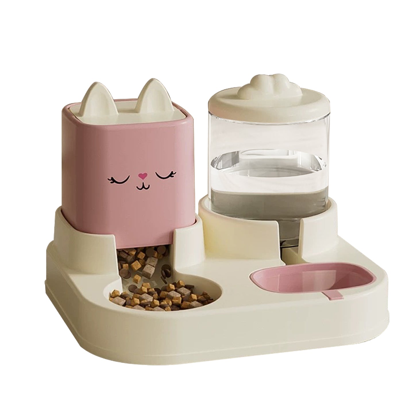 2-in-1 Automatic Pet Feeder & Water Dispenser
