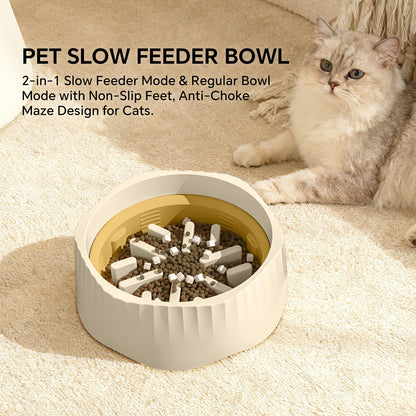 2-in-1 Slow Feeder Bowl