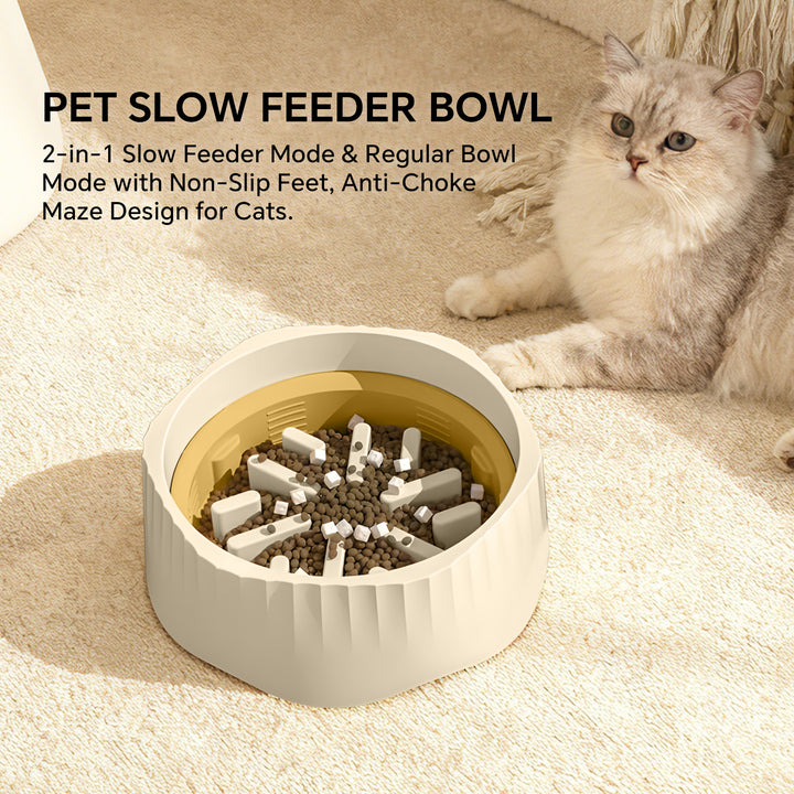 2-in-1 Slow Feeder Bowl