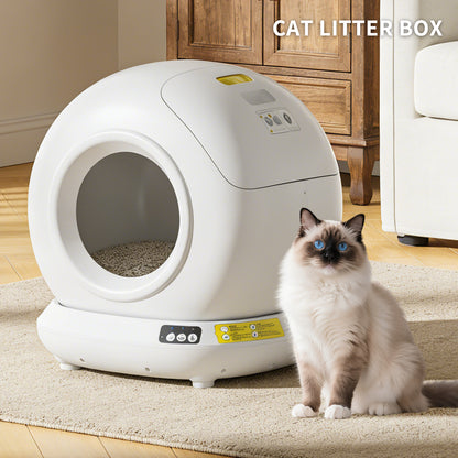 78L Large Self-Cleaning Cat Litter Box | Auto-Sensing, Gravity-Sensing, App Control
