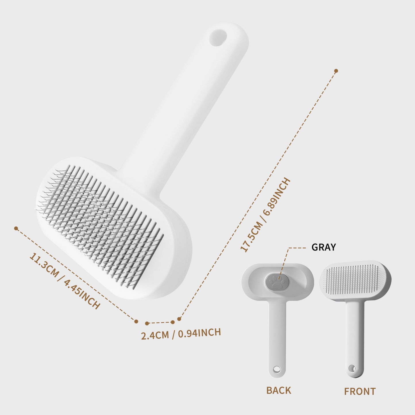 Pet Hair Comb for Cats & Dogs