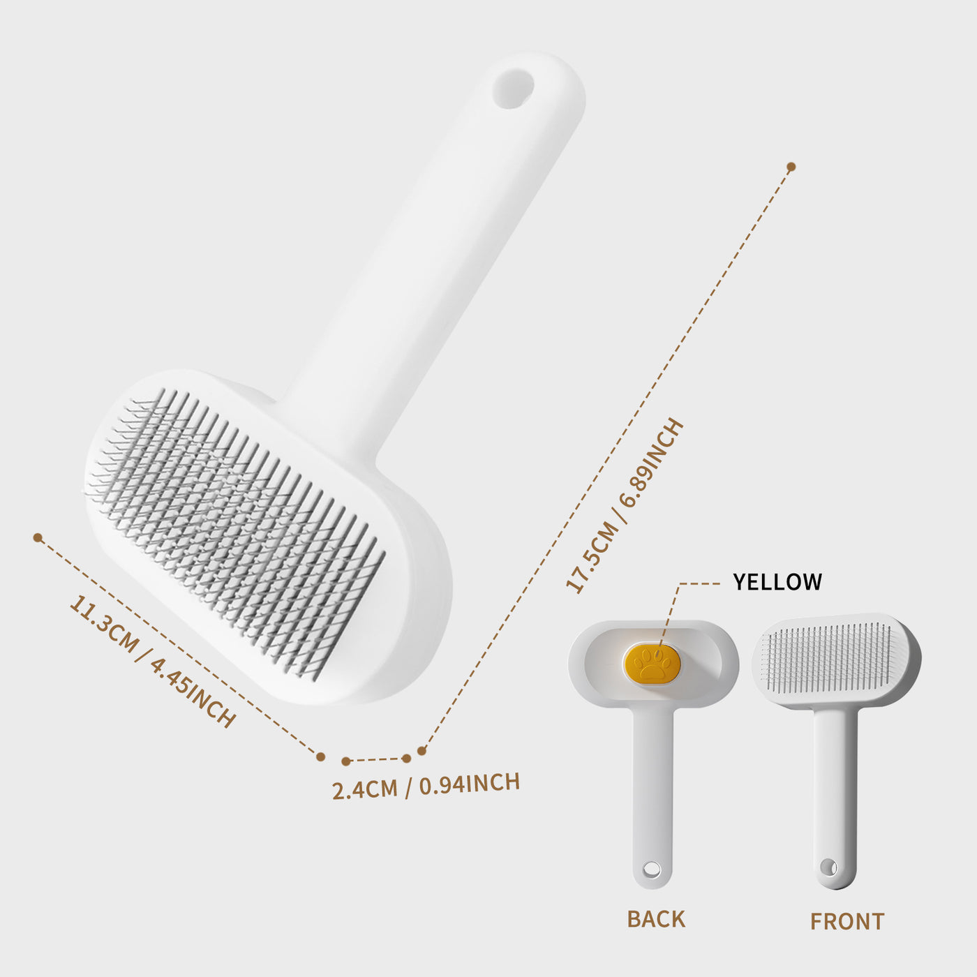 Pet Hair Comb for Cats & Dogs