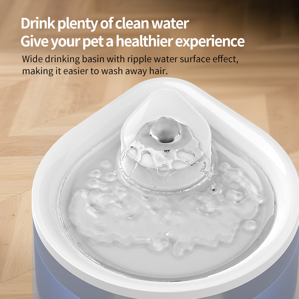 LED Pet Water Fountain with Ultra-Quiet Pump