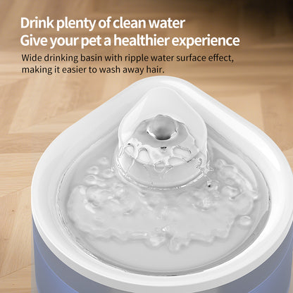 LED Pet Water Fountain with Ultra-Quiet Pump