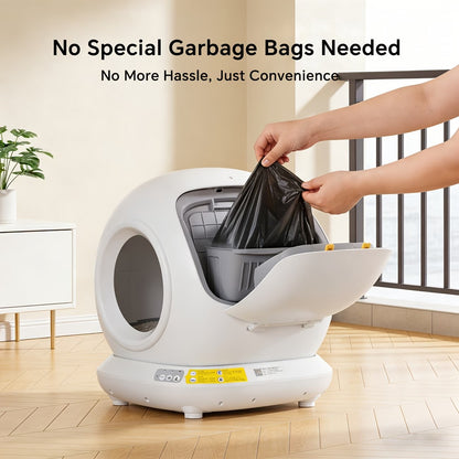 78L Large Self-Cleaning Cat Litter Box | Auto-Sensing, Gravity-Sensing, App Control