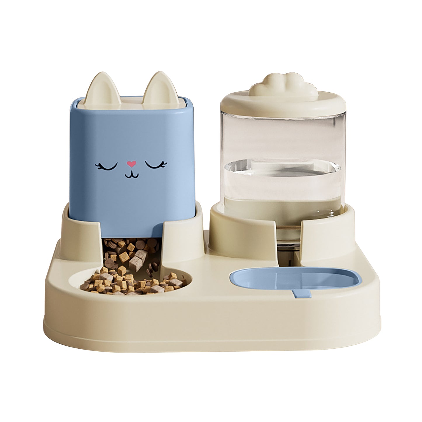 2-in-1 Automatic Pet Feeder & Water Dispenser