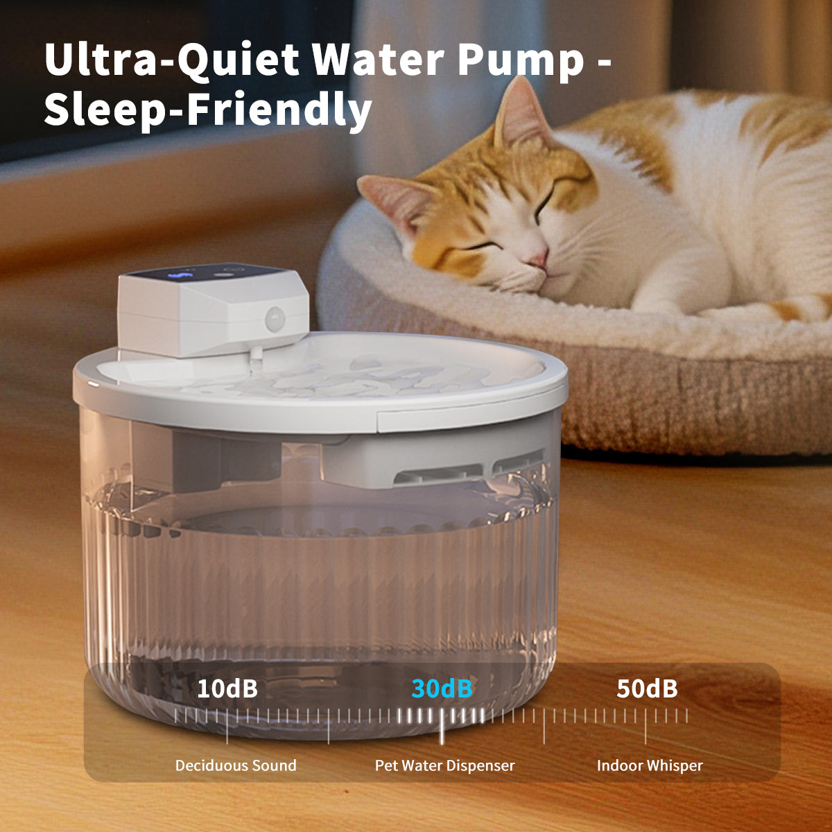 Automatic Wireless Pet Water Fountain Dispenser for Cats & Dogs