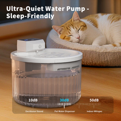 Automatic Wireless Pet Water Fountain Dispenser for Cats & Dogs