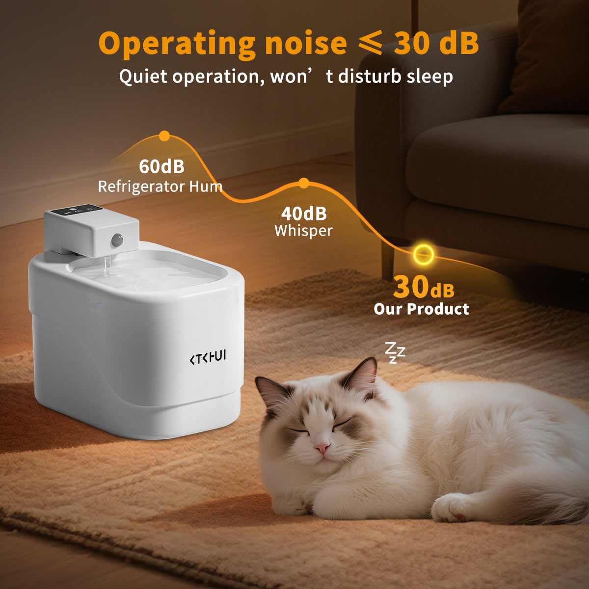 Cordless Cat Water Fountain