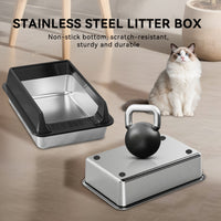 Stainless Steel Cat Litter Box