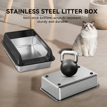 Stainless Steel Cat Litter Box