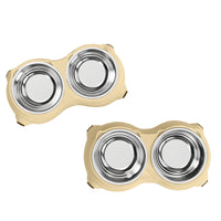 Macaron Stainless Steel Double Pet Bowl