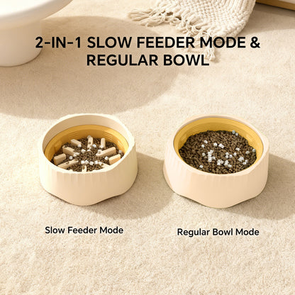 2-in-1 Slow Feeder Bowl