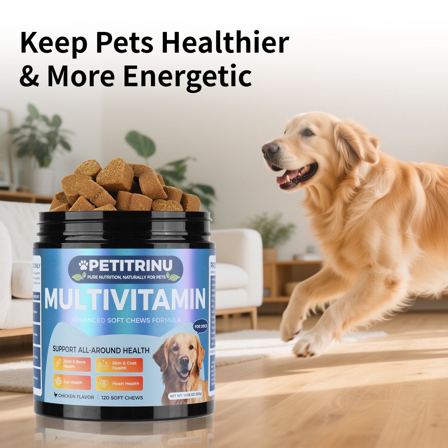 Multivitamin (Chicken Flavor|120 Soft Chews)