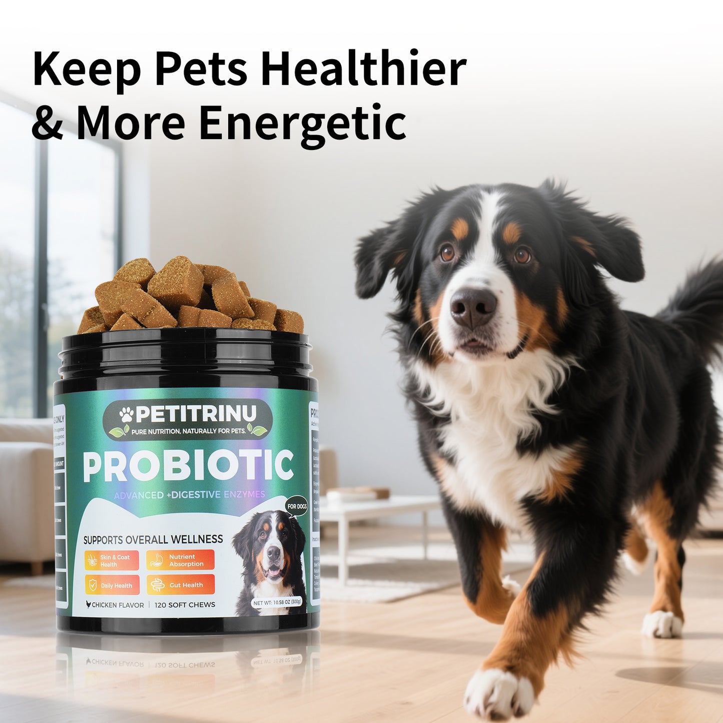 Probiotic(Chicken Flavor|120 Soft Chews)