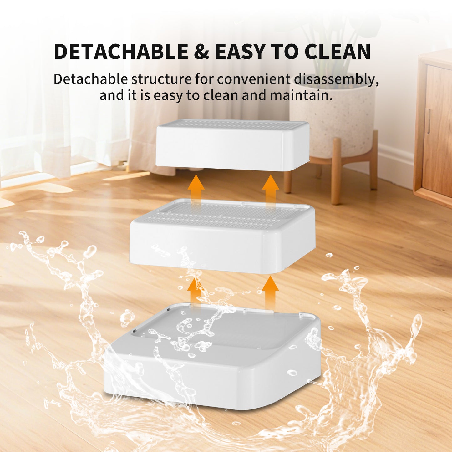 Step-Up Multi-Functional Pet Stairs: 2-in-1 Adjustable Litter Box Steps with Integrated Litter Trapper