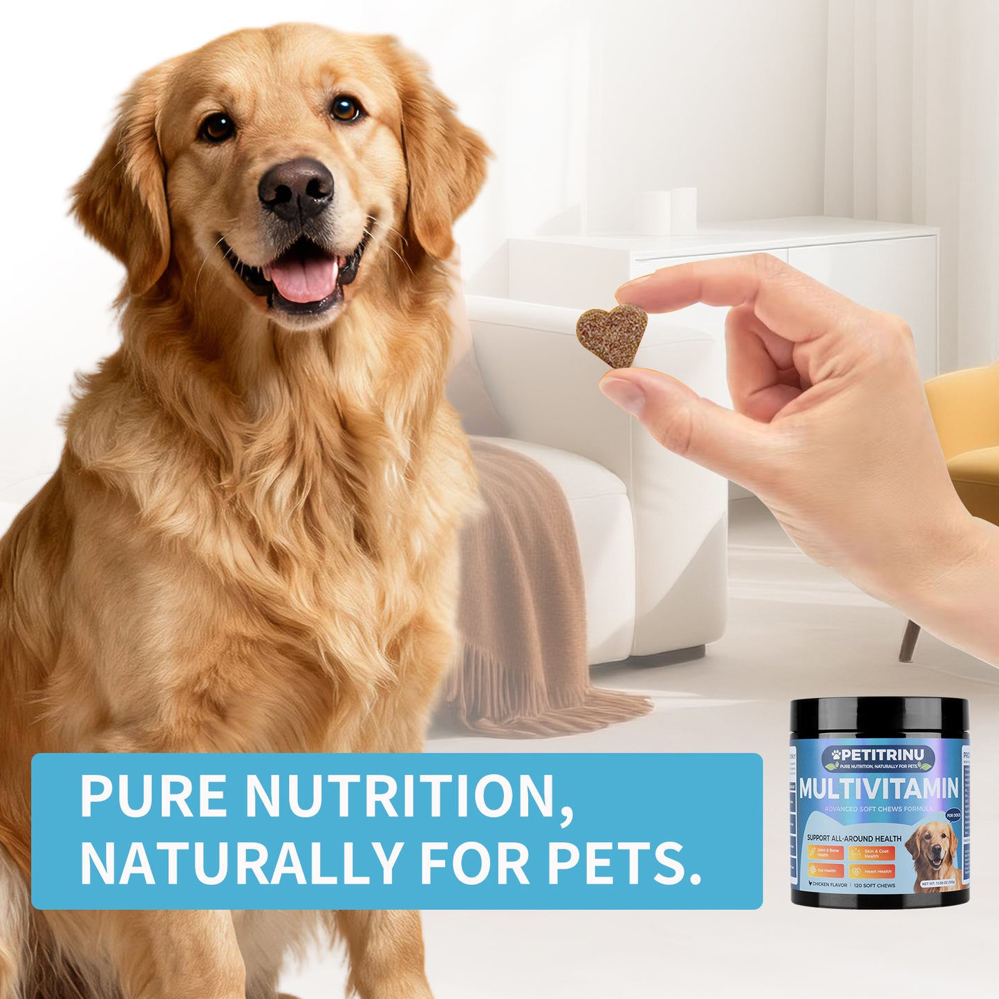Multivitamin (Chicken Flavor|120 Soft Chews)