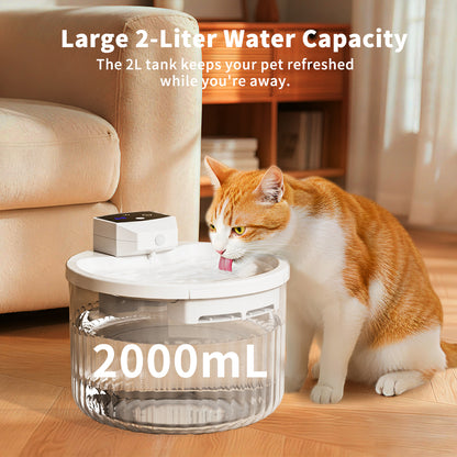 Automatic Wireless Pet Water Fountain Dispenser for Cats & Dogs