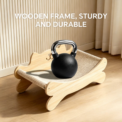 Cat-shaped Sisal Scratcher Lounge Chair