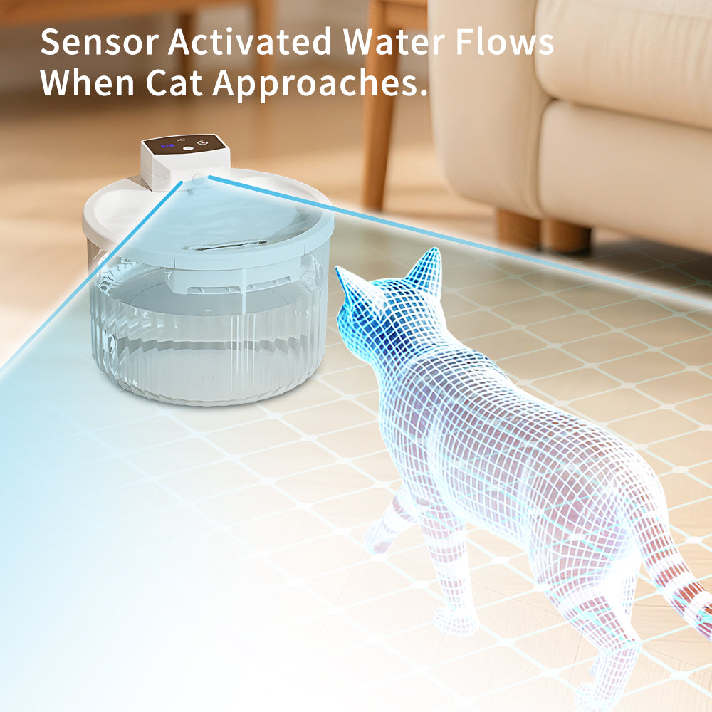 Automatic Wireless Pet Water Fountain Dispenser for Cats & Dogs