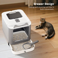 Foldable Drawer Cat Litter Box