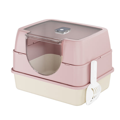 Fully Enclosed Cat Litter Box