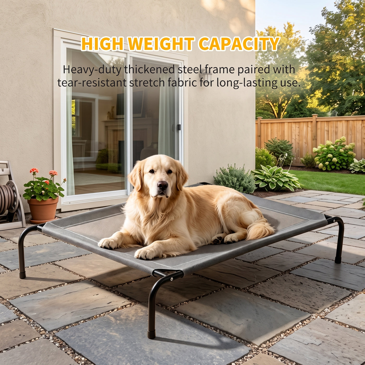 Tesla-style Stainless Steel Pet Bed