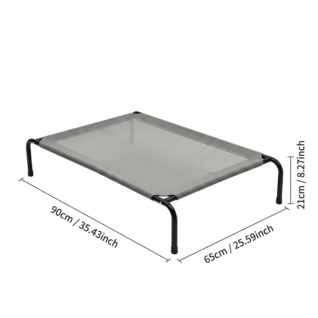 Tesla-style Stainless Steel Pet Bed