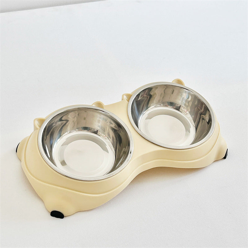 Macaron Stainless Steel Double Pet Bowl