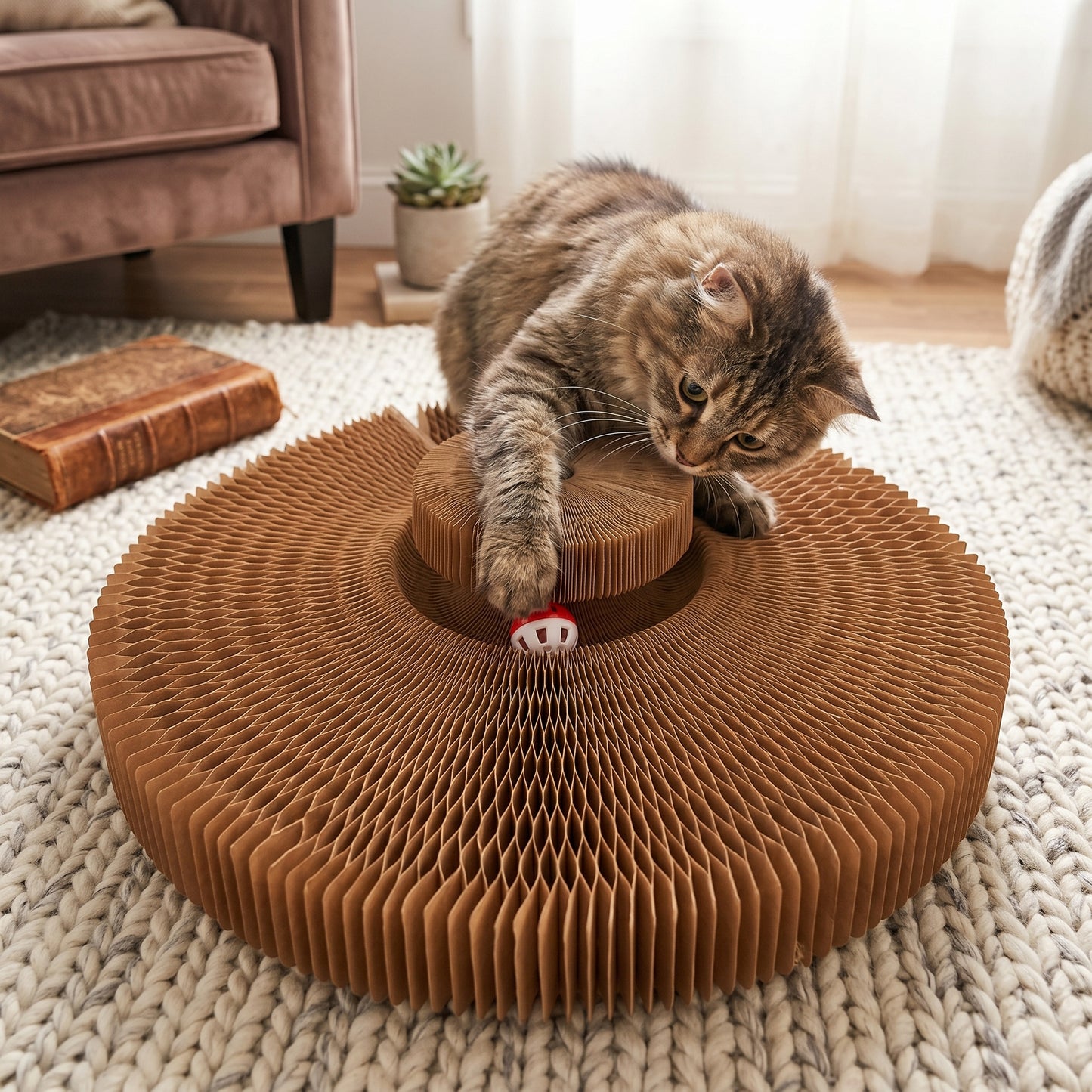 Multi-shape Accordion Cat Scratcher