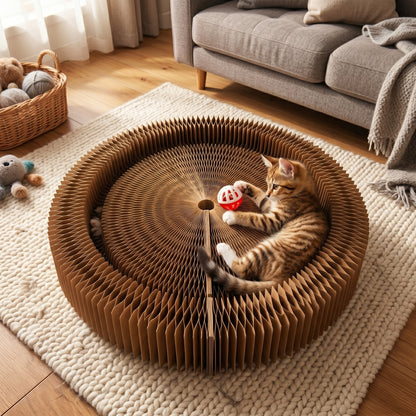 Multi-shape Accordion Cat Scratcher