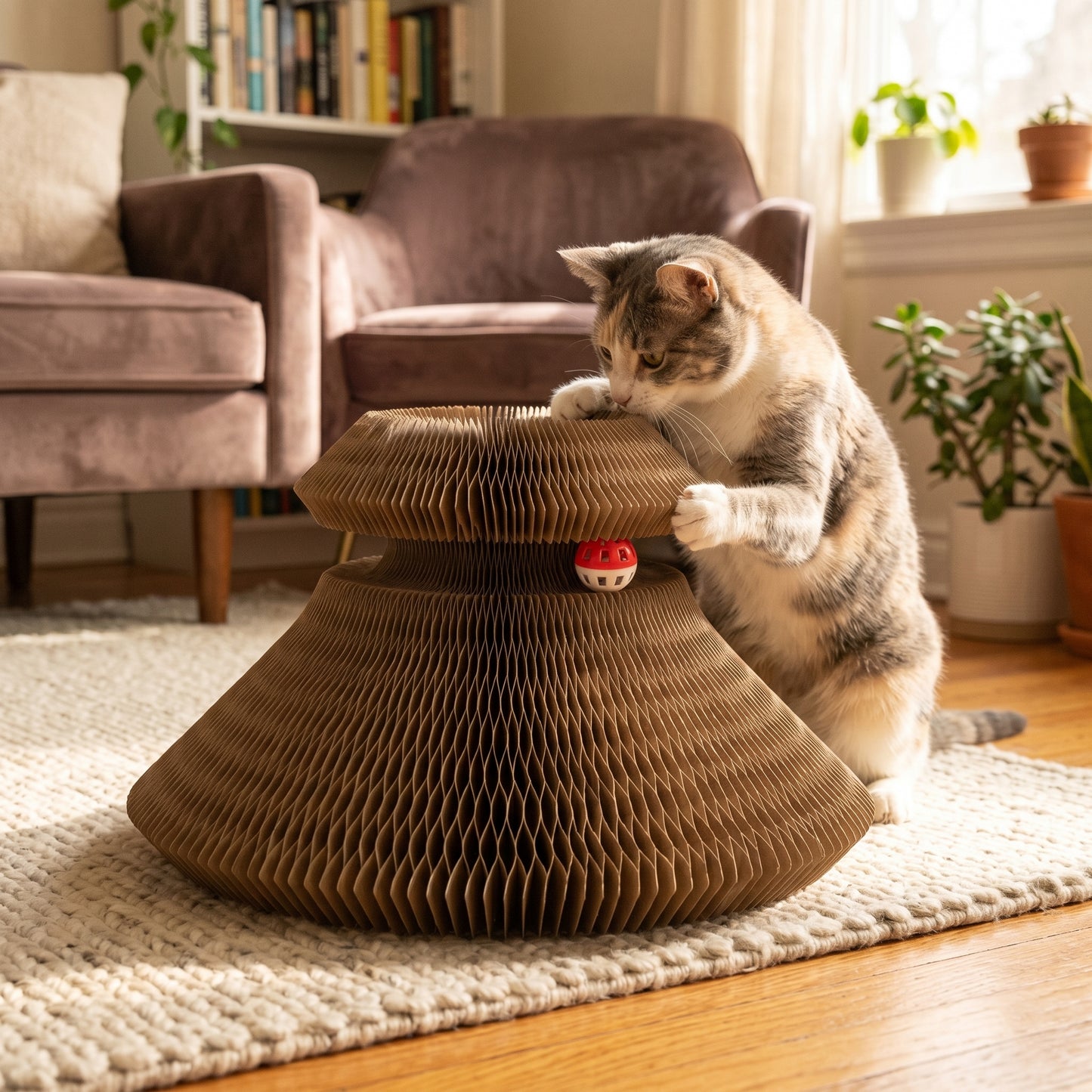 Multi-shape Accordion Cat Scratcher