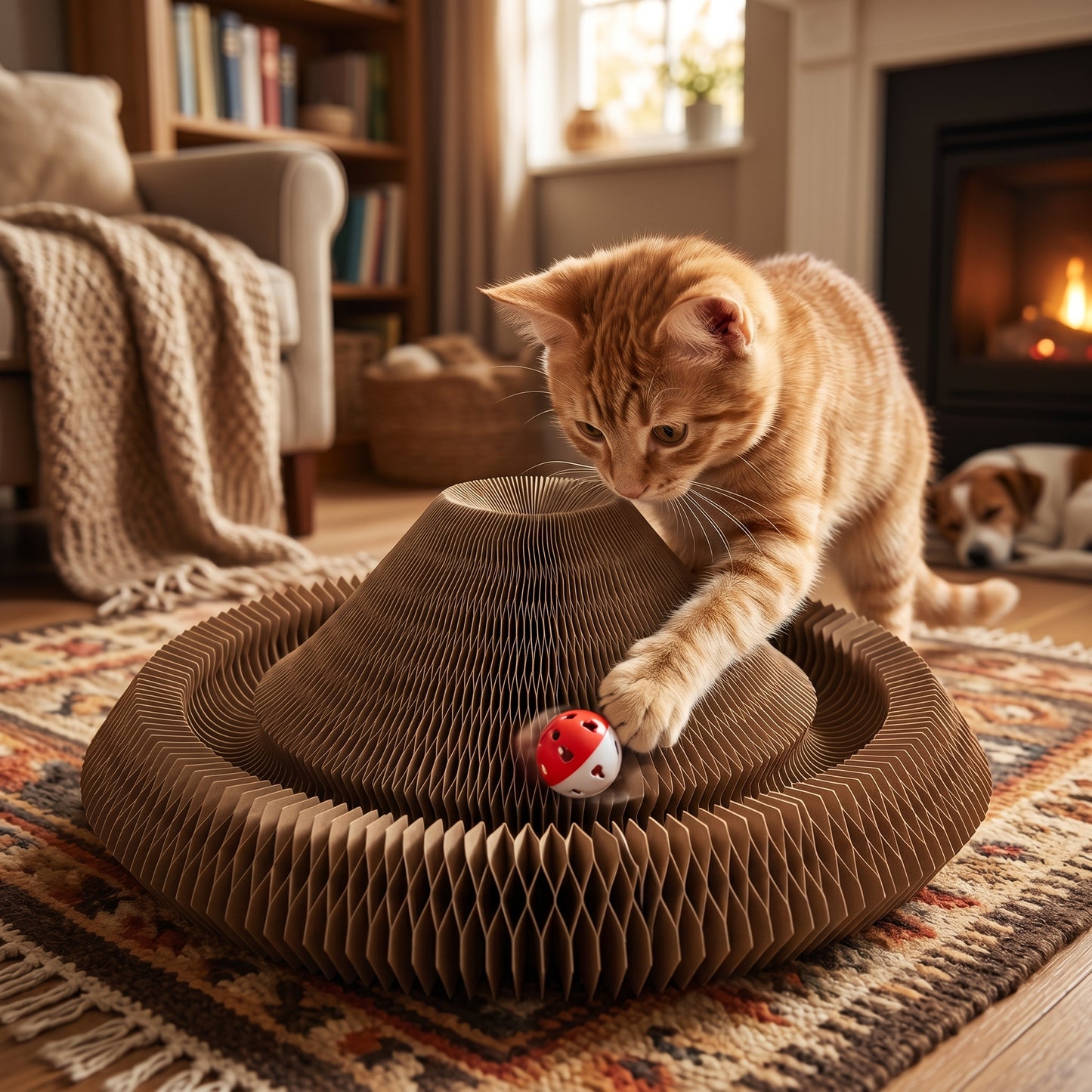 Multi-shape Accordion Cat Scratcher