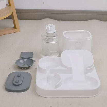 2-in-1 Pet Feeder & Waterer